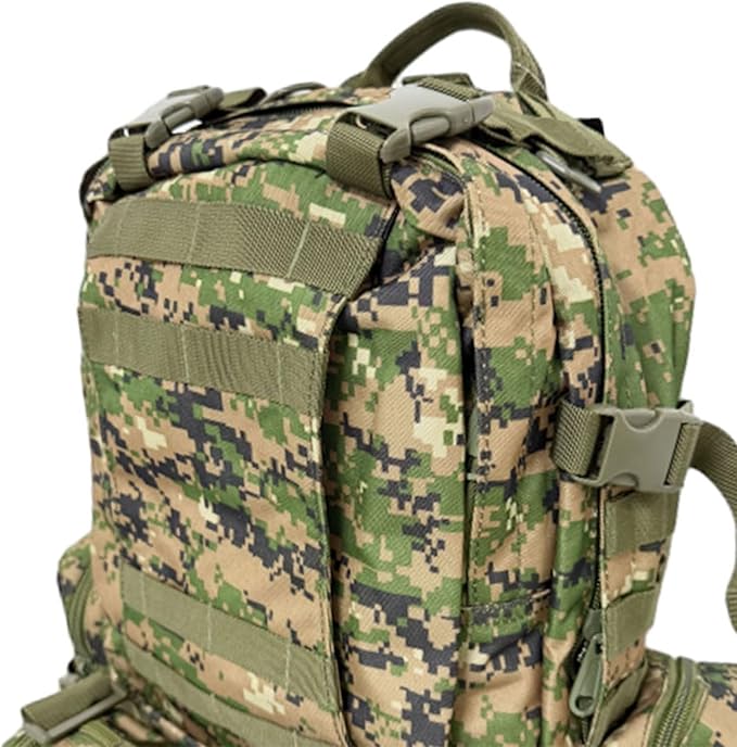 25L Military Tactical Backpack Assault Pack Detachable Molle Bag Large Outdoor Pack for Camping Hiking Hunting