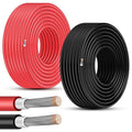 10 Gauge Wire - iGreely Solar Panel Wire 100Ft Black &amp 100Ft Red 10AWG(6mm²) Tinned Copper UV Resistant Cable for Solar Panel MPPT Controller Boat Marine Automotive RV Outdoor