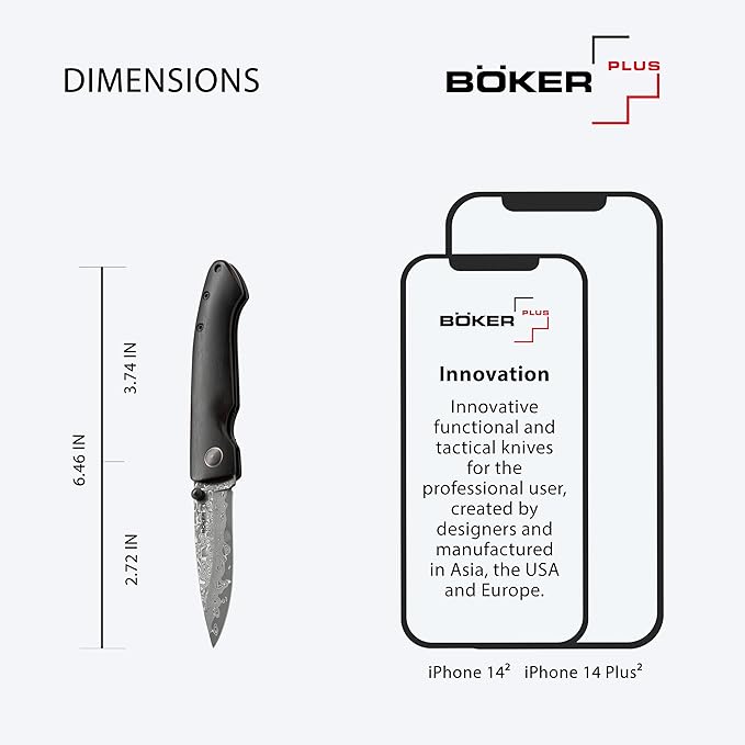 BOKER Plus Damascus Gent 1 Pocket Knife
