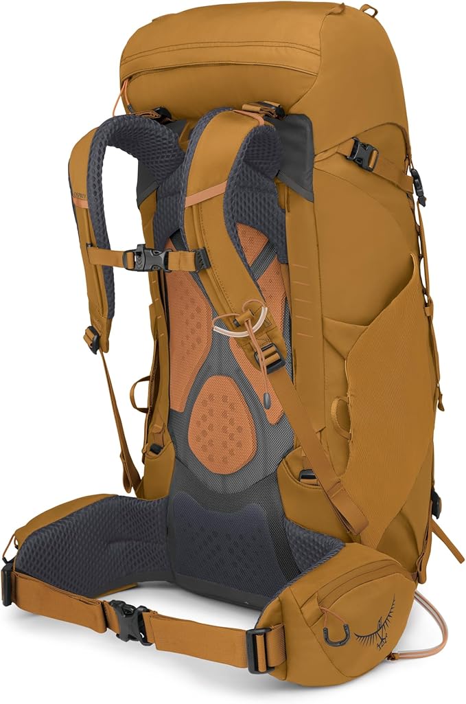 Osprey Kyte 38L Women's Backpacking Backpack - Hiking &amp Camping Bag with Waterproof Raincover Barley Brown X-Small/Small