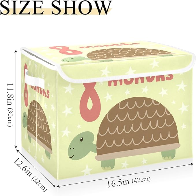 8_months Storage Boxes with Lids Stackable Closet Organizers Bins with Lids for Clothes for School Supply Office Basket