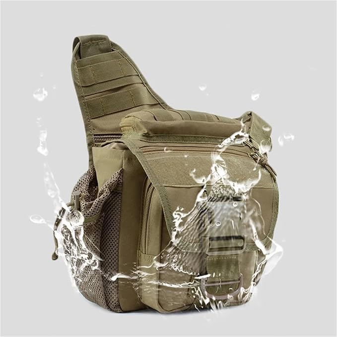 Tactical Messenger Bag Men Camping Outdoor DSLR Camera Bag Saddle Camouflage Shoulder Bag Camping Waterproof Crossbody Bag