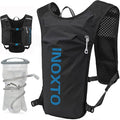 INOXTO Running Hydration Vest BackpackLightweight Insulated Pack with 1.5L Water Bladder Bag Daypack for Hiking Trail Running Cycling Race Marathon for Women Men