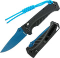 Pocket Knife 8CR13 Steel Folding Knife Reversible Deep Carry Clip for EDC Outdoor Camping Hiking