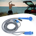 Ymiko Portable Camping Shower Kit Adjustable Water Leakproof Outdoor Showerhead Sprayer with 3D Water Outlets for Camping Hiking Pet Washing ABS Material 2.5 Lmin Rate
