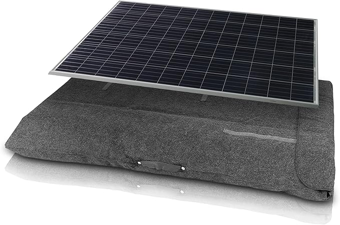 Portable RV Solar Panel Carrying Case for Jackery SolarSaga 100W &amp 50W Bag Fits 2 Foldable Solar Panels 29 x 50 Inch