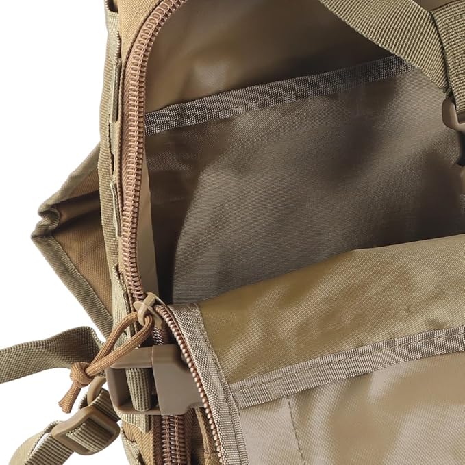 Tactical Chest Bag Military Shoulder Bag Large Capacity Crossbody Bag Sling Backpack for Travel Hiking Camping (As Shown1)