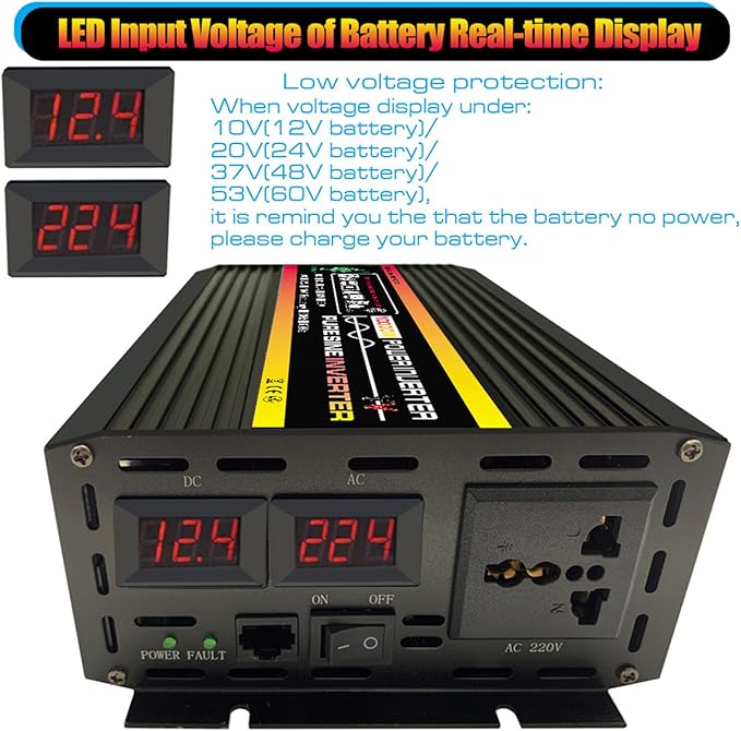 Complete 10000W Solar Panel Kit with Pure Sine Wave Inverter &amp 50A Charge Controller for Marine RV(100W)