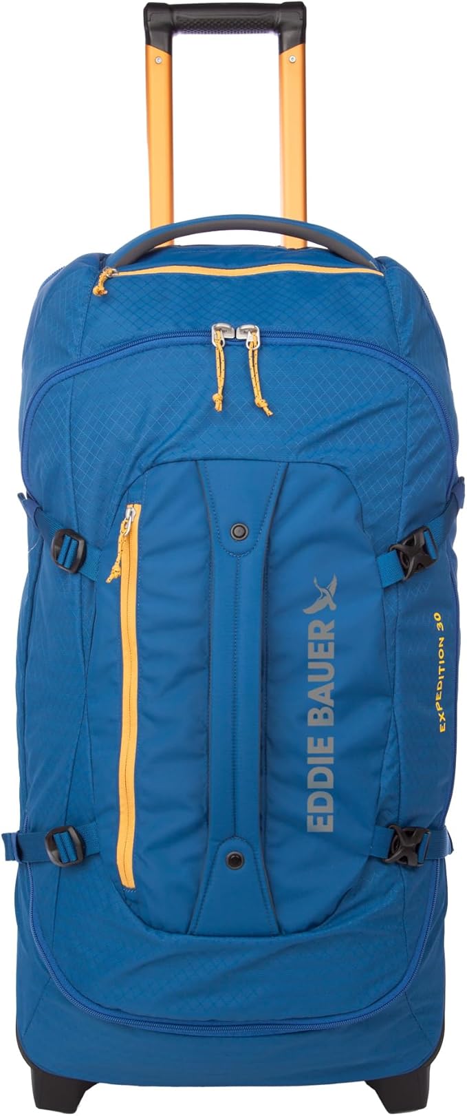 Eddie Bauer Expedition Rolling Duffel Bag with Wheels | Travel | Check-In | Luggage | Rugged | Durable - True Blue 30