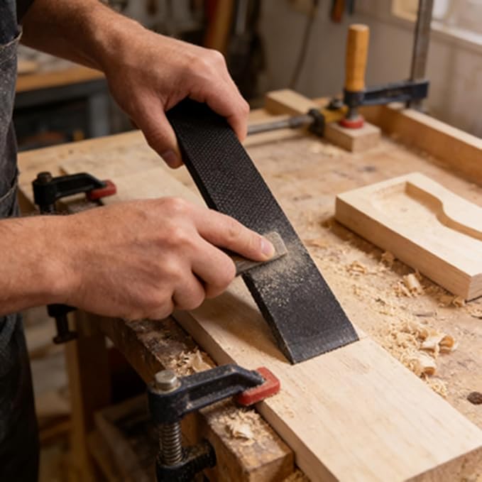 DIY Custom Knife Handle Scales Made Of Blank Material Space Board Linen Texture Carved Board(Black120x40x8mm)