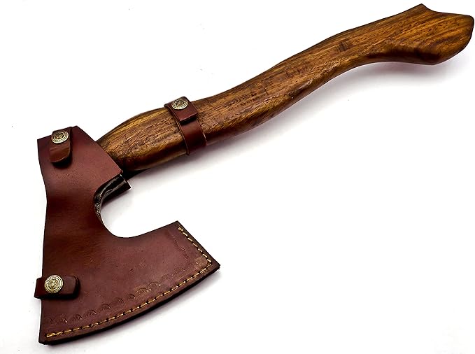 Custom Handmade Stainless Steel Viking Axe with Gorgeous and Solid Wood Handle (Y-04)
