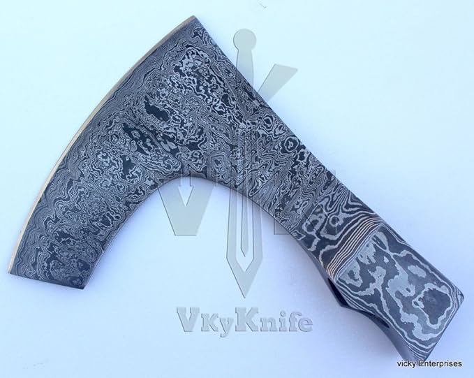Damascus Steel Axe Hatchet Head
