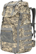 Genérico Compatible For 60L Camping Backpack Tactical Bag Large Waterproof Backpacks Camouflage Hiking(CP)