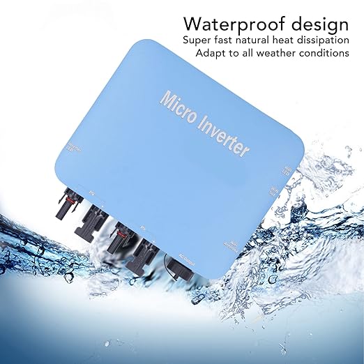 Yunseity Micro Inverter 120V 230V Solar Grid Tie Inverter IP65 DC to AC Control Pure Sine Waving Inverter MPPT Solar Input 20V-60V Output 80V-280V for Solar System