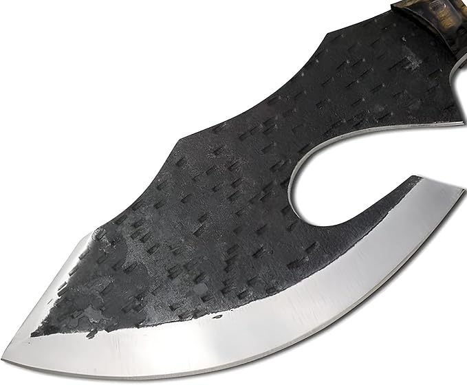 Handmade 1075 High Carbon Steel Blade Axe Hatchet Chopping Cleaver