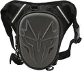 Motorcycle Leg Bag Thigh Packs PVC Matte Outdoor Carbon Fiber Drop Leg Bag Multifunctional Crossbody Shoulder Bag for Riding Travel Hiking (Matte Grey)