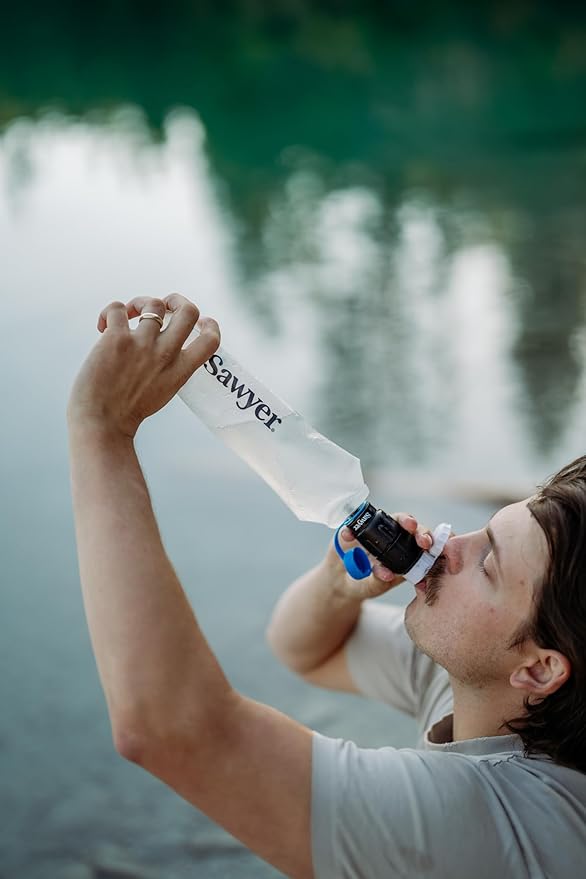 Sawyer Products SP301 Micro Squeeze Water Filtration System Cnoc Premium 750ml Liter Pouch