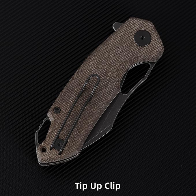 Pocket Knife for Men154CM Steel BladeHunting Knife Camping Folding Knives with for OutdoorSurvivalTacticalHunting and Camping（Green）