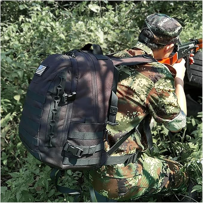 Genérico Compatible For Army Backpack 35L Military Tactical Rucksack Outdoor Waterproof Trekking(Army Green)