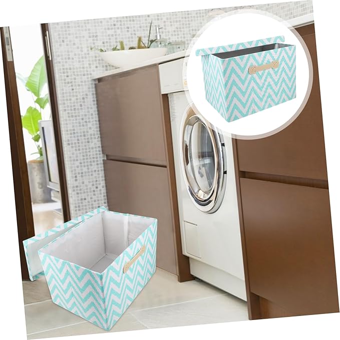 Cabilock Foldable Fabric Storage Box Home Clothes Organizers Multifunctional Room Organizers