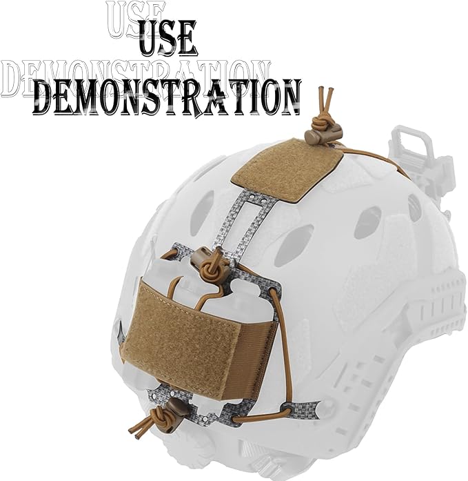 Tactical Helmet NVG Battery Pouch T-Shaped Battery Storage Holder Pack with Hook and Loop Counterweight Bag