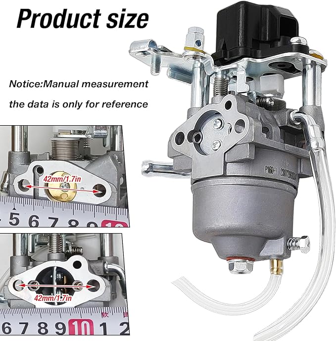 Carburetor Carb P16D Inverter Generator Carburetor Replacement for A-iPower SUA2000i 1600 2000 Watts Inverter Generator