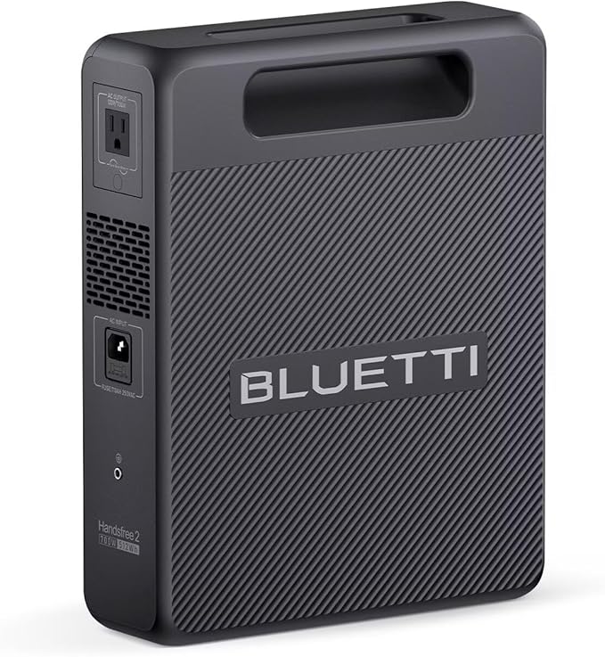 BLUETTI Handsfree 2 Portable Power Station 512Wh 700W Solar Generator 5 Output Ports LiFePO4 Battery Backup for Camping Drones Photography (Backpack Not Included)