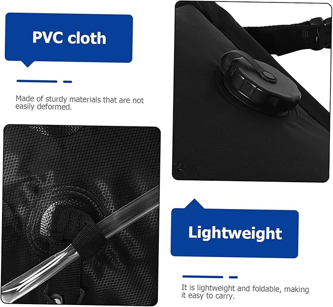VICASKY Portable Solar Shower Bag Outdoor Shower Removable Hose for Camping Hiking Beach Travel for Refreshing Outdoor Baths