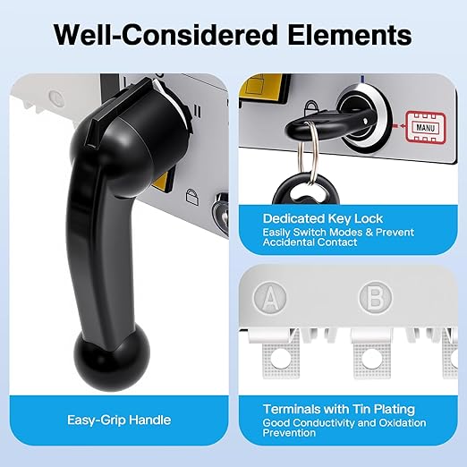 Automatic Transfer Switch Dual Power Automatic Transfer Switch Auto Generator Changeover Switch Manual Transfer Switch Dual Power Toggle Controller Dual Power Transfer Switch Tool