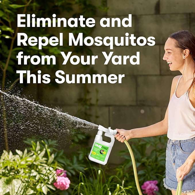 BugMD Mosquito Amigo Ant Killer &amp Bug Spray - Outdoor Roach Cockroach and Spider Killer Fly and Insect Defense Natural Plant-Based Formula Safe with Essential Oils