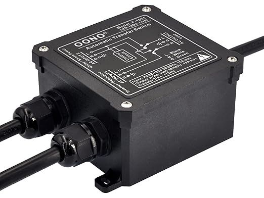 AC120V 15Amp Automatic Transfer Switch ATS Auto Transfer Switch (IEC320 C14/C13)