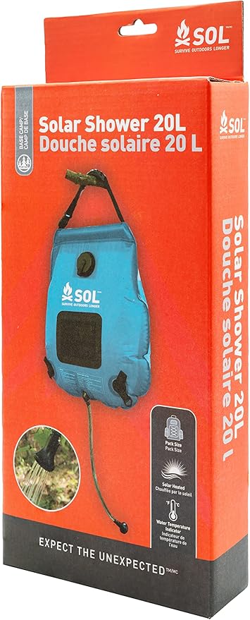 S.O.L. Survive Outdoors Longer Camping Shower 20L