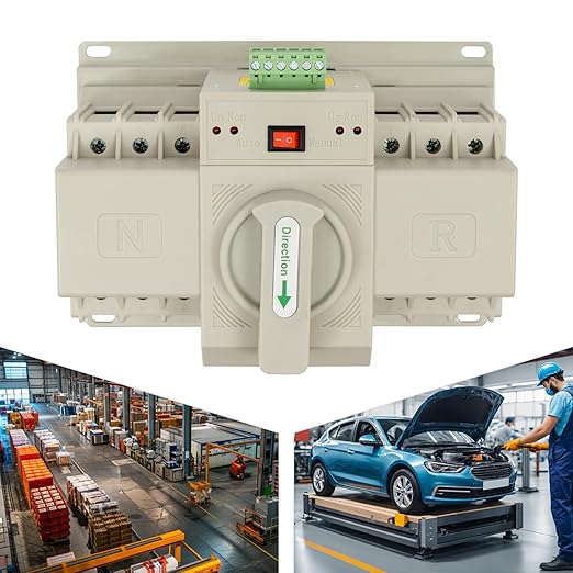 110V 63Amp 3P Dual Power Automatic Transfer Switch Dual Power Generator Changeover Switch Dual Powerful Transfer Switch 50HZ/60HZ