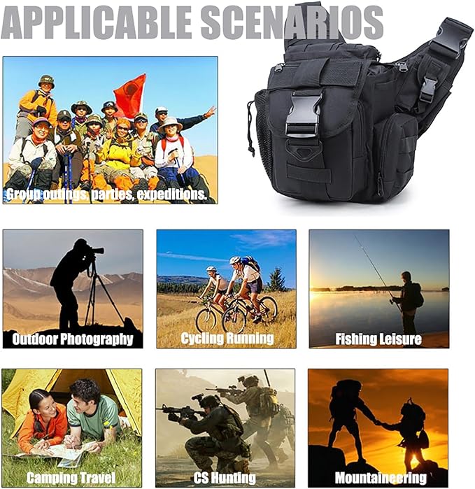 Travel Crossbody Sling Bags Concealed CarryLightweight Anti Theft Backpack Safe CCW Hidden Gear Storage Bag - Triangular Backpack Design for Range Travel Hiking Outdoor Sports (Color : CF)