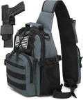 ATBP Small Tactical Holster Sling Backpack Accessories Shoulder Pouch Water Bottle &amp Radio Holder Crossbody Bag for Men