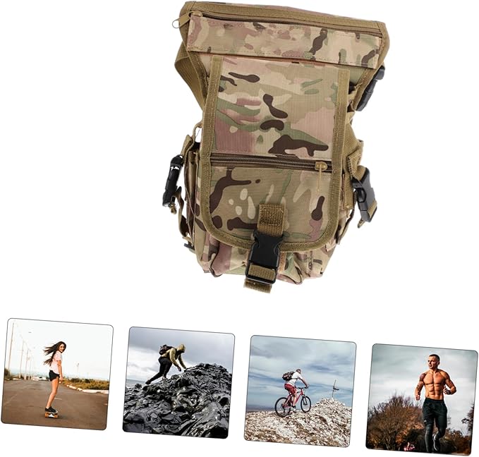 Tactical Leg Bag Hiking Thigh Pack Oxford Fabric Outdoor Fanny Pack for Men
