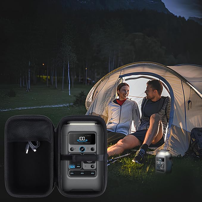 Case Compatible with Anker SOLIX C300 DC Power Bank Station Outdoor 288Wh 90000mAh Portable Power Station 300W Solar Generator
