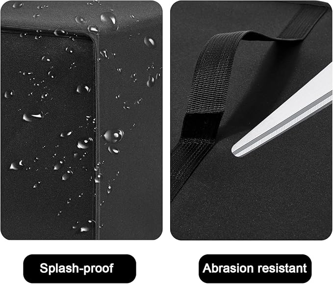 Power Station Dust Cover Heavy Duty Waterproof Anti-static Nylon Case for EF ECOFLOW Portable Power Station DELTA 2 Max/DELTA 3 MaxEssential Home Solar Generator Cover for Home Use (Black)