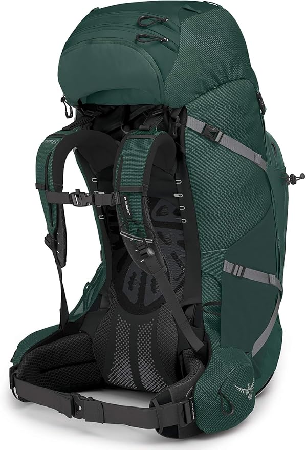 Osprey Aether Plus 85L Men's Backpacking Backpack Axo Green L/XL