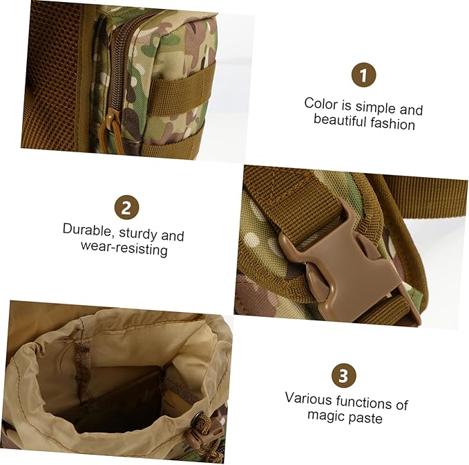 SUPVOX 1pc Thigh Pouch Oxford Fabric Leg Bag for Camping Hiking and Outdoor Sports Practical Design Storable Capacity for Mobile Phone and Essentials
