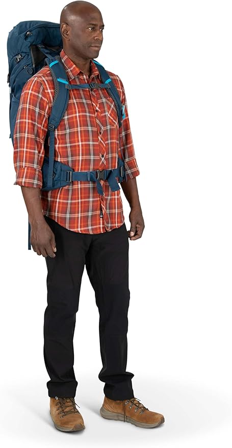 Osprey Kestrel 48L Men's Backpacking Backpack Black S/M
