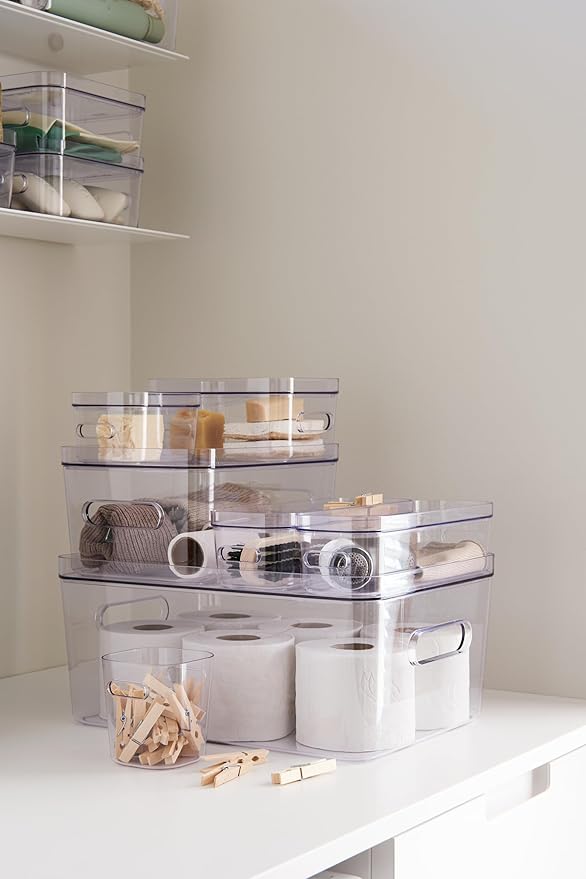 SmartStore - Compact Clear Storage Box L Lid - Transparent
