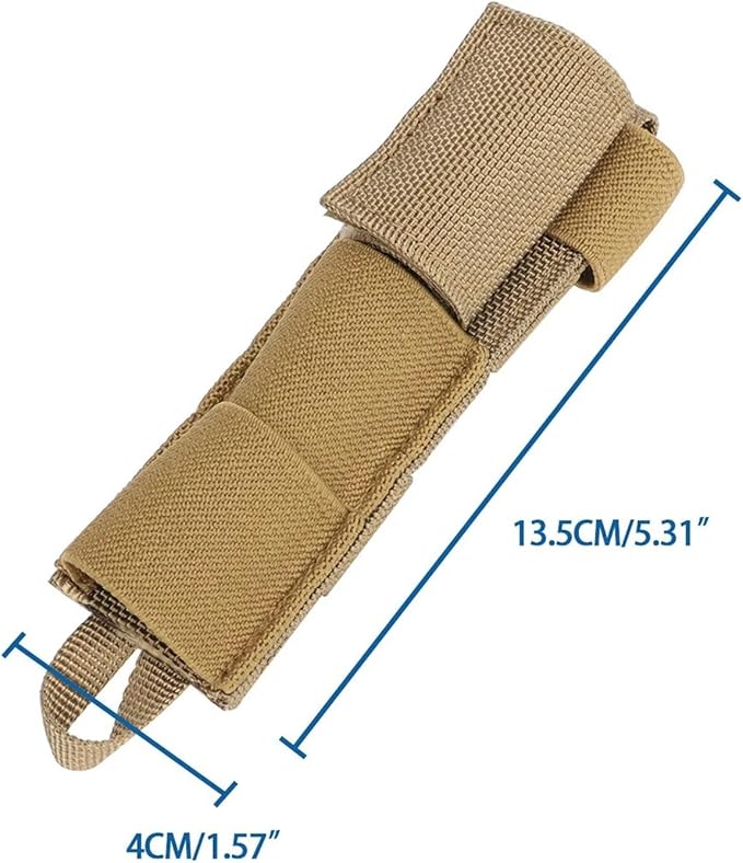 MOLLE Tactical Radio Antenna Relocation Pouch Airsoft Radio Antenna Fixing Pouch Holder Carrier Utility Tool Bag