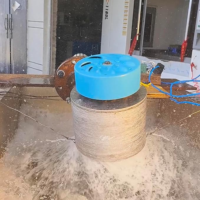 3000W Micro Hydroelectric Generator 110V-230V Portable Water Turbine Generator with Ballast and 110mm Inlet Fitting Water Turbine High Power Hydroelectric Generator for Home Outdoor3kw