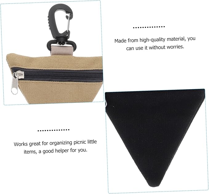 8 Pcs Fanny Pack Waist Bag Small Item Organizer Hiking Hip Bag Canteen Pouch Belts Gym Belt Picnic Bag