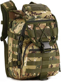 Tactical Military Backpack for Men Women 40L Army 3 Day Assault Pack Molle Bug Out Bag Large Rucksack for Hunting Hiking Fishing Camping (Cp Camouflage)
