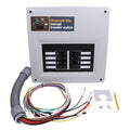 50 Amp 240V Manual Transfer Switch Kit Indoor Pre-Wired 10-Circuit Selector Compatible with Generac 9854for Portable Generators Such as XG10000E XP10000E GP15000E and GP17500E