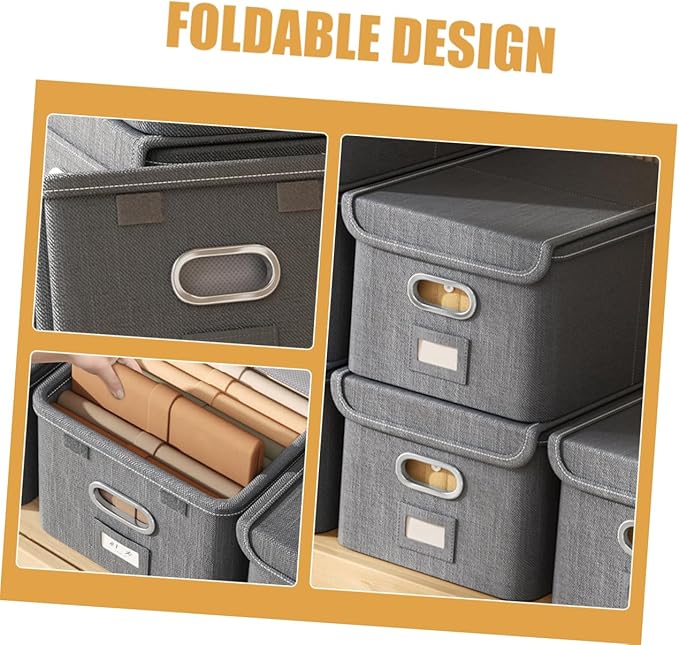 Storage Containers for Organizing Fabric Storage Bin under Bed Collapsible Bins