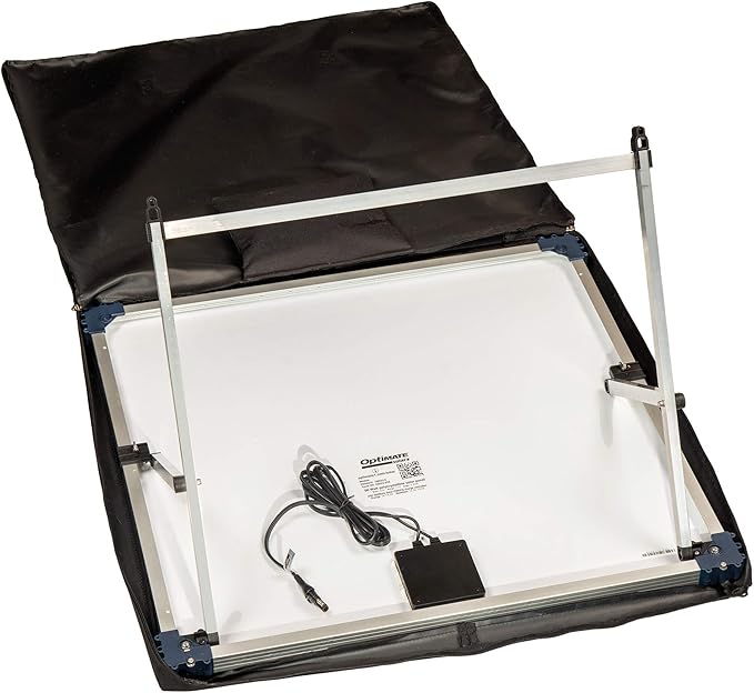 Optimate Solar 60W Travel kit TM523-6TK 6-Step 12V 5A Weatherproof Solar Battery Saving Charger &amp maintainer