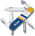 Victorinox Tinker Swiss Army Knife – Compact 12 Function Swiss Made Pocket Knife with Large Blade Small Blade and Bottle Opener – St. Louis Blues